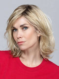 Lucky Mono Part wig by Ellen Wille - mid-length feathered bob with monofilament parting and side fringe