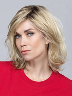 Lucky Mono Part wig by Ellen Wille - mid-length feathered bob with monofilament parting and side fringe
