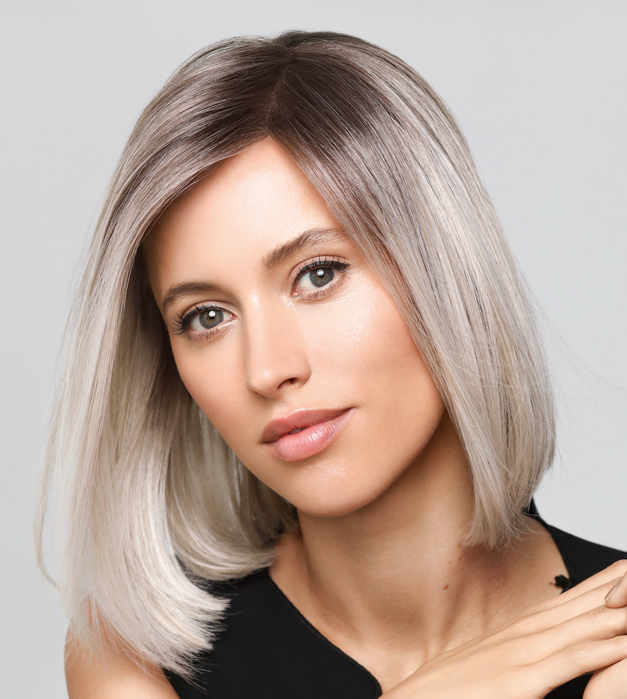 Magic Coco Small wig by Gisela Mayer - heat-resistant synthetic angled bob for small head sizes