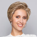 Perruque Nature French Lace Gisela Mayer wigs, courte, volumineuse, frange invisible, style moderne et naturel