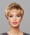 Perruque Romy Gisela Mayer wigs, coupe effilée et volumineuse, look moderne, audacieux et facile à coiffer