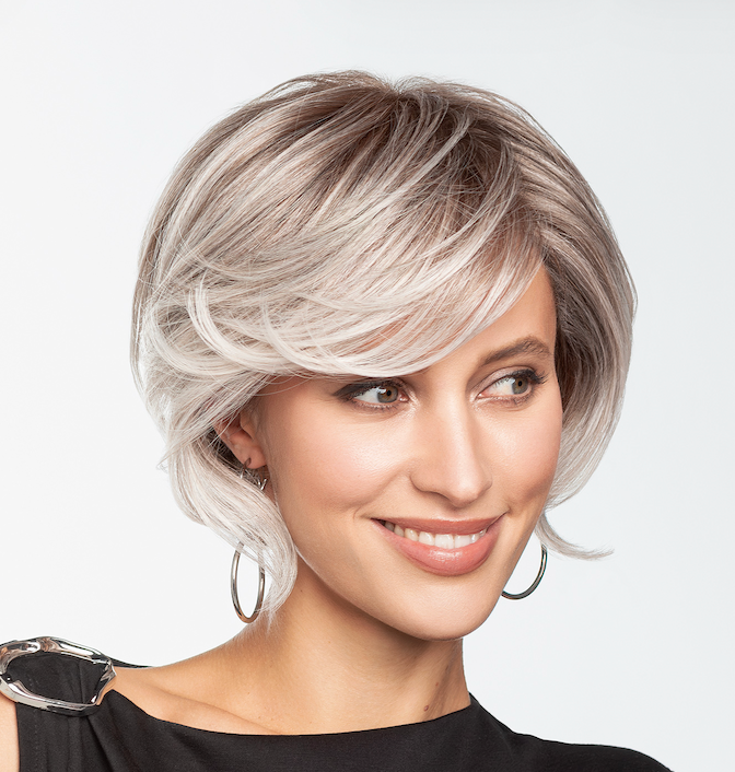 Perruque avec monofilament au sommet Magic Lady Mono Lace d'Ellen Wille et lace front.