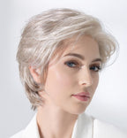Satin Soft wig by Ellen Wille - short feathered cut with natural movement in synthetic fiber