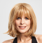 Perruque volumineuse et respirante Sun Call Volume de Gisela Mayer en fibre thermique.