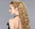 Queue de cheval sur pince Tropical Ellen Wille, volume et longueur instantanés, coiffure naturelle et élégante, accessoires capillaires sophistiqués.