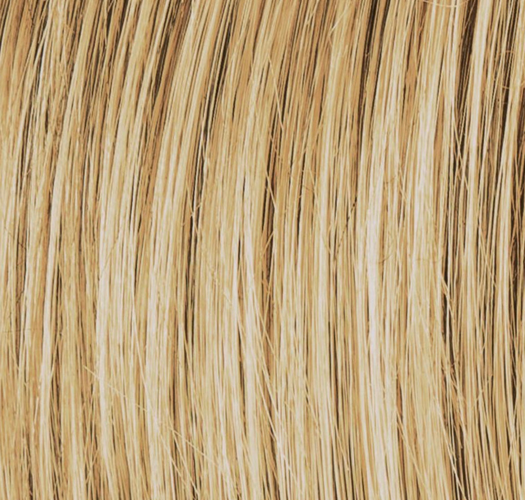 Ellen Wille Fantasy Deluxe in Sahara Beige Rooted, three-quarter angle showing the warm beige tone on the long Hair Society wig.