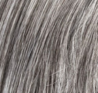 Ellen Wille Lucky Mono Part in Salt & Pepper, front-facing view displaying the grey blend on the structured mid-length bob.