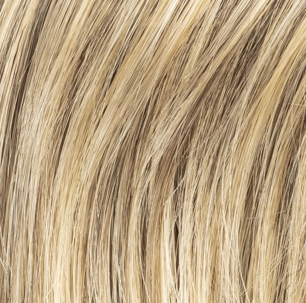 Lucky Mono Part in Sand Rooted by Ellen Wille, three-quarter angle showing the natural sandy tones and elegant bob silhouette.