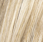 Ellen Wille Lucky Mono Part in Sandy Blonde Rooted, side view showing the light blonde finish on the modern mid-length bob wig.
