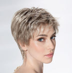 Spa Soft wig by Ellen Wille, lifestyle side view showing the short natural style and premium synthetic fiber construction.